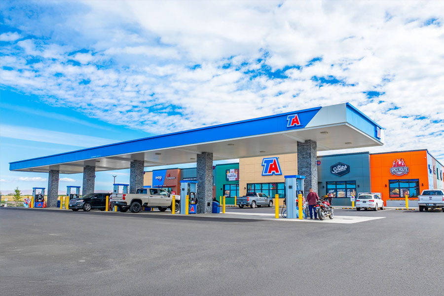 TA Travel Center located at Grandview WA - Kingsbarn Property